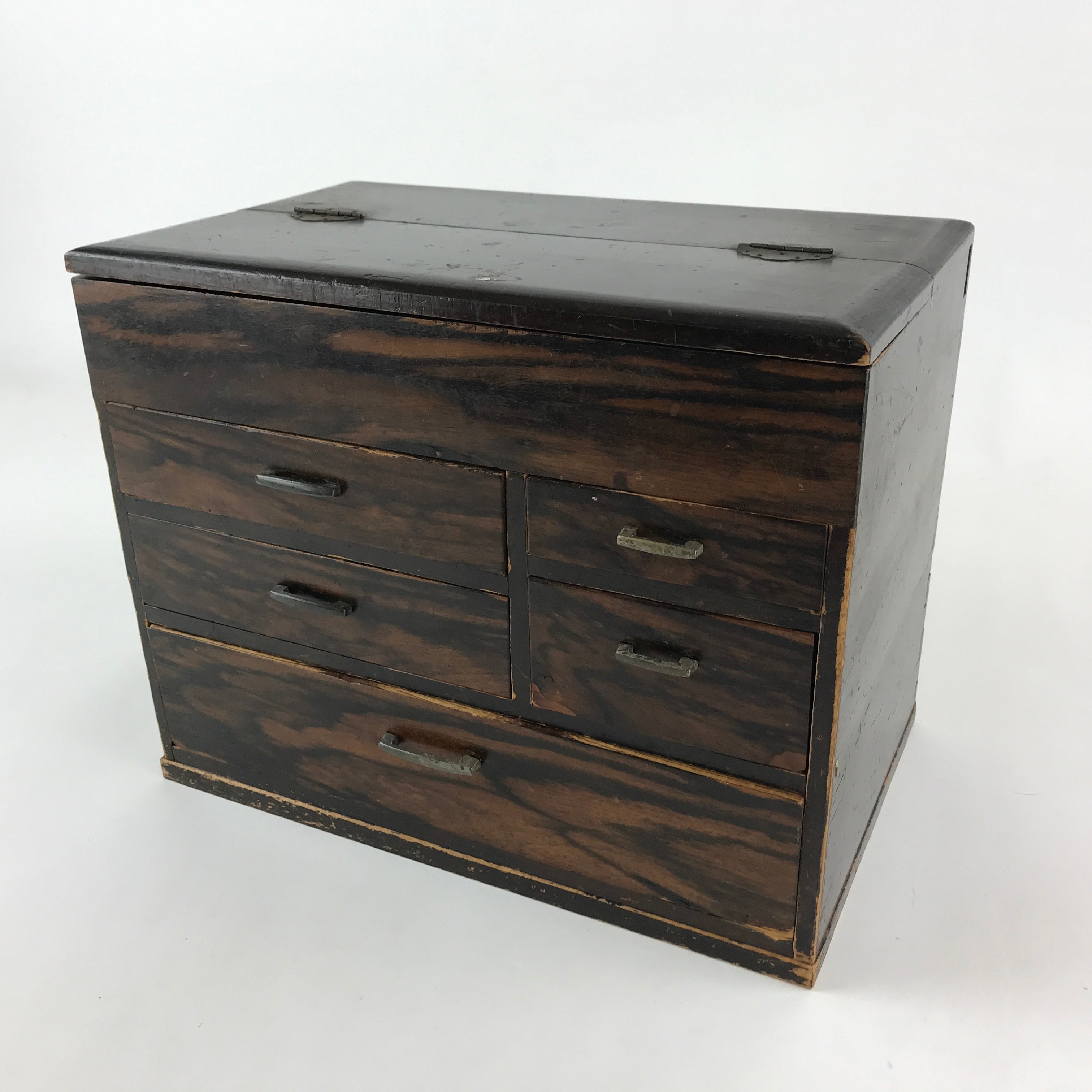 20th Century Japanese Wooden Tansu Cabinet