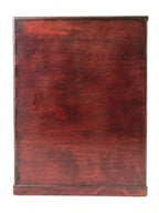 Japanese Wooden Sewing Box Haribako Vtg Tansu 5 Drawers Raden Dark Brown T361