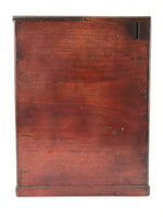 Japanese Wooden Sewing Box Haribako Vtg Tansu 5 Drawers Raden Dark Brown T361