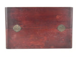 Japanese Wooden Sewing Box Haribako Vtg Tansu 5 Drawers Raden Dark Brown T361