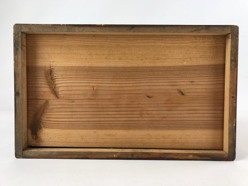 Japanese Wooden Sewing Box Haribako Vtg Tansu 5 Drawers Raden Dark Brown T361