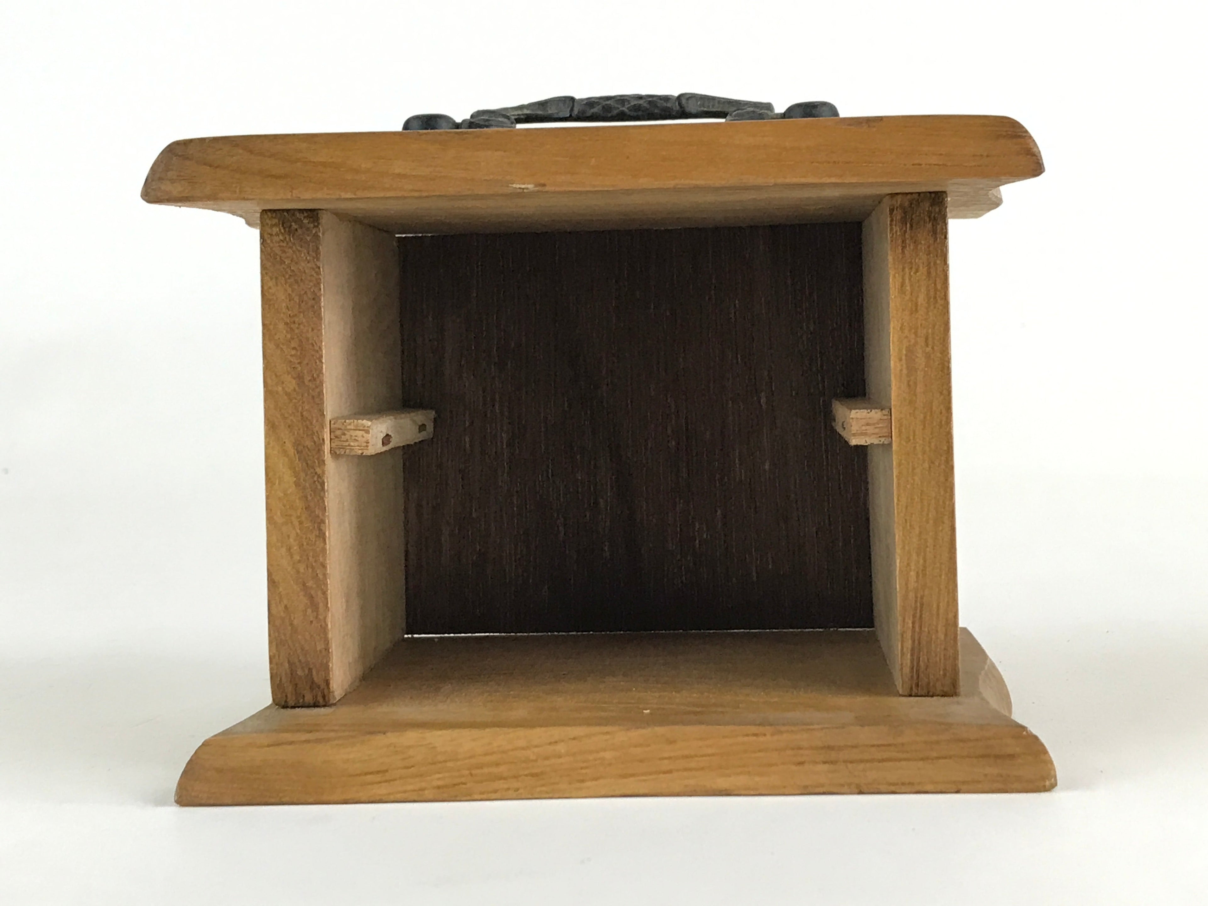 Japanese Wooden Sewing Box Haribako Vtg Tansu Chest 2 Drawers Hida Takayama T335