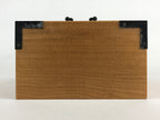 Japanese Wooden Sewing Box Haribako Vtg Tansu Chest 3 Drawers Family Crest T334