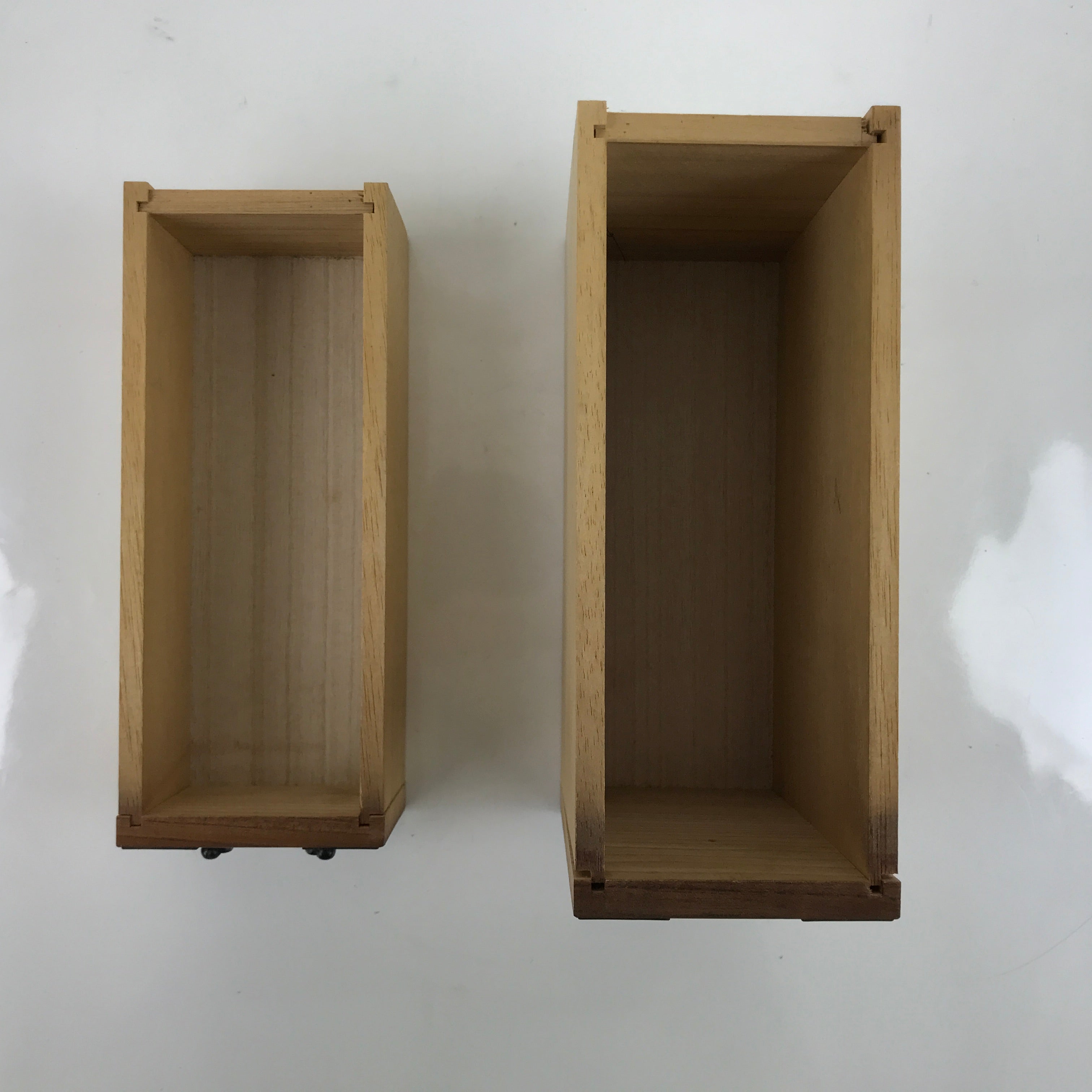 Japanese Wooden Sewing Box Haribako Vtg Tansu Chest 4 Drawers Pin Stand T394