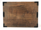 Japanese Wooden Sewing Box Haribako Vtg Tansu Chest 5 Drawers Brown T362