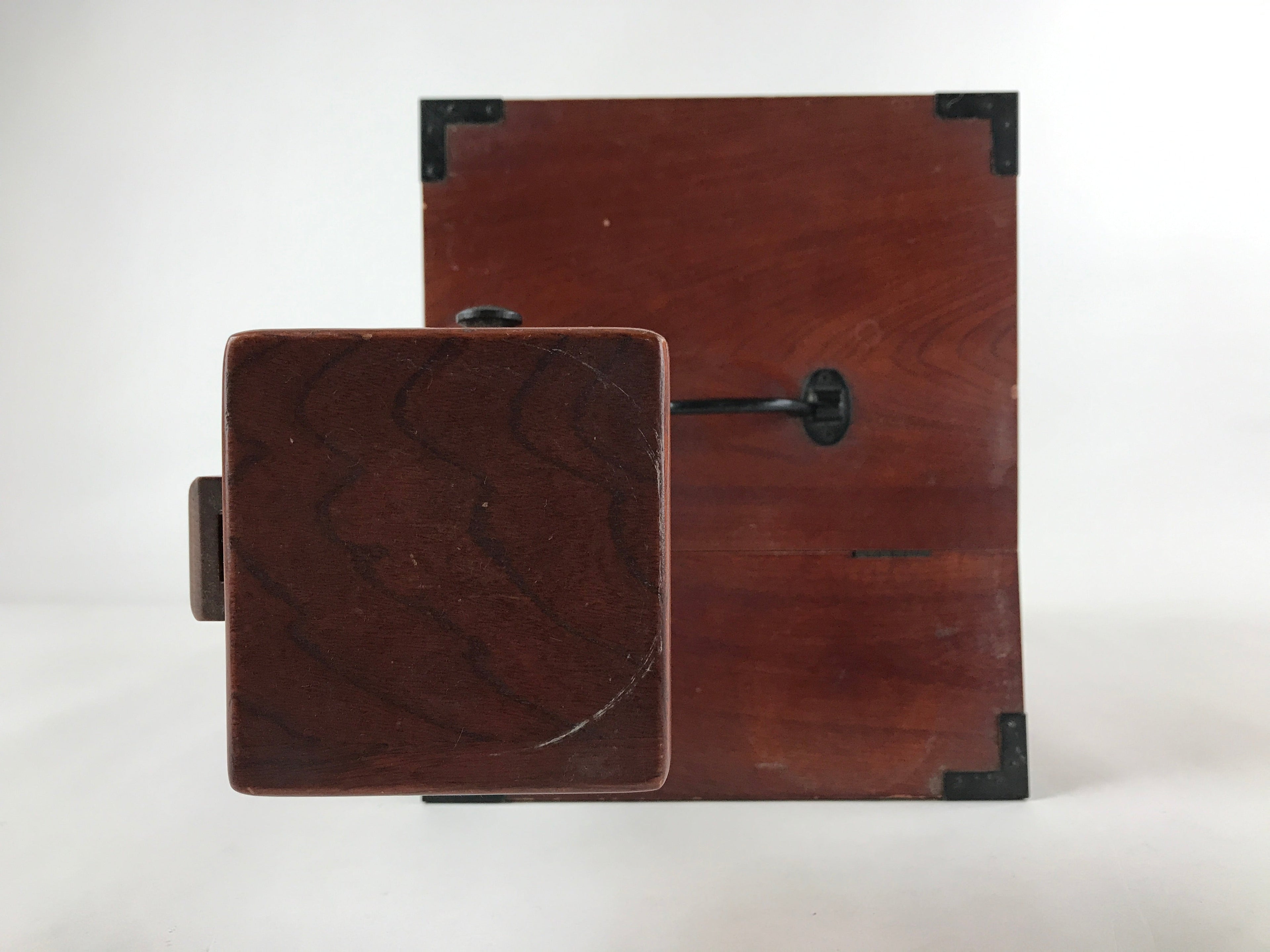 Japanese Wooden Sewing Box Haribako Vtg Tansu Chest 5 Drawers Pin Stand T359
