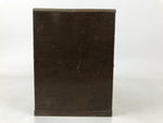Japanese Wooden Sewing Box Haribako Vtg Tansu Trinket Chest 5 Drawers Brown T407