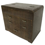 Japanese Wooden Sewing Box Haribako Vtg Tansu Trinket Chest 5 Drawers Brown T407