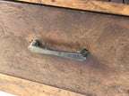 Japanese Wooden Sewing Box Vtg Haribako Tansu 5 Drawers Dark Brown T343