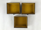 Japanese Wooden Sewing Box Vtg Haribako Tansu Storage Chest 3 Drawers T365