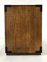 Japanese Wooden Sewing Box Vtg Haribako Tansu Storage Chest 3 Drawers T365