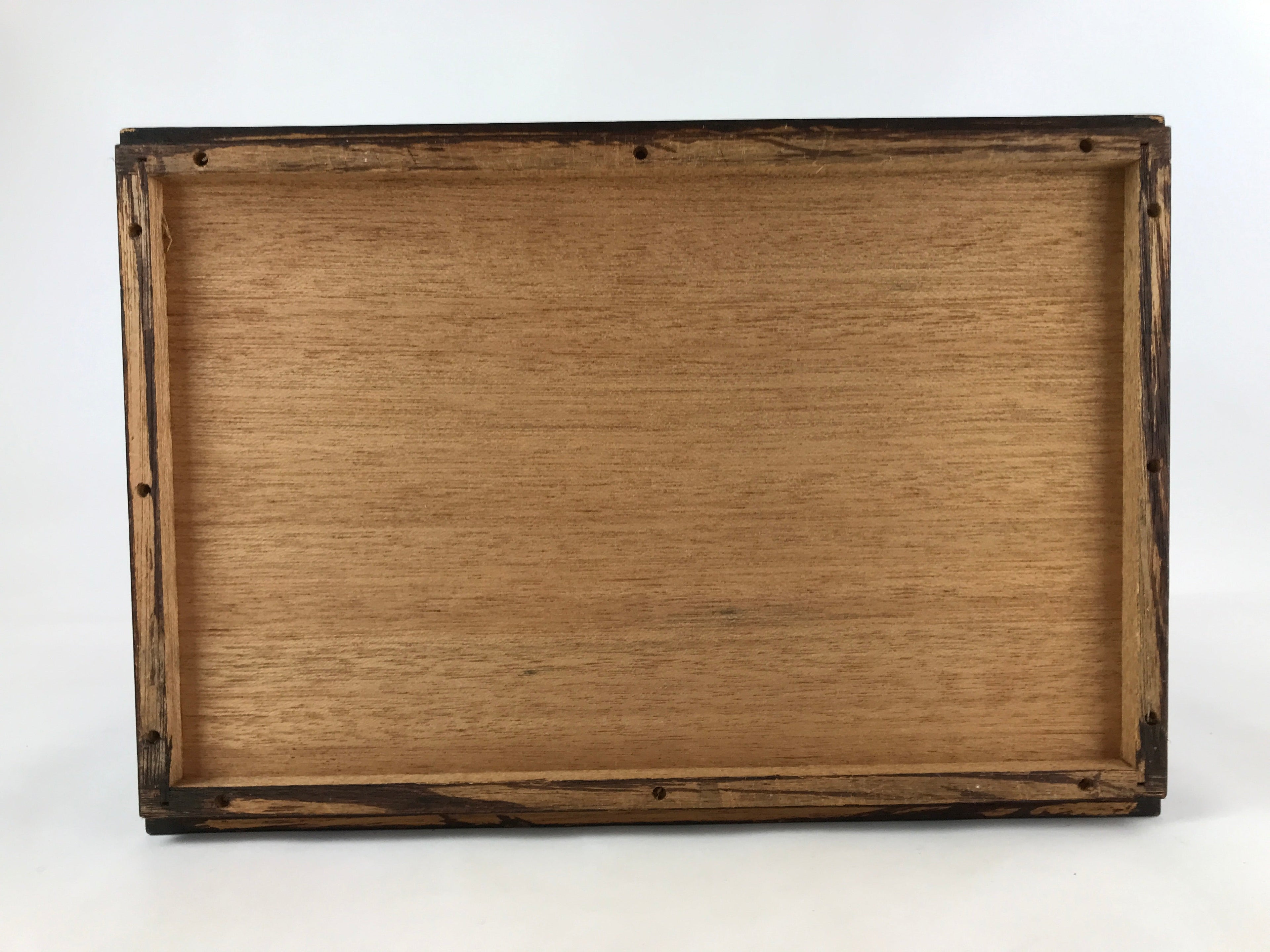Japanese Wooden Sewing Box Vtg Haribako Unique Large Tansu Chest 4 Drawers T367