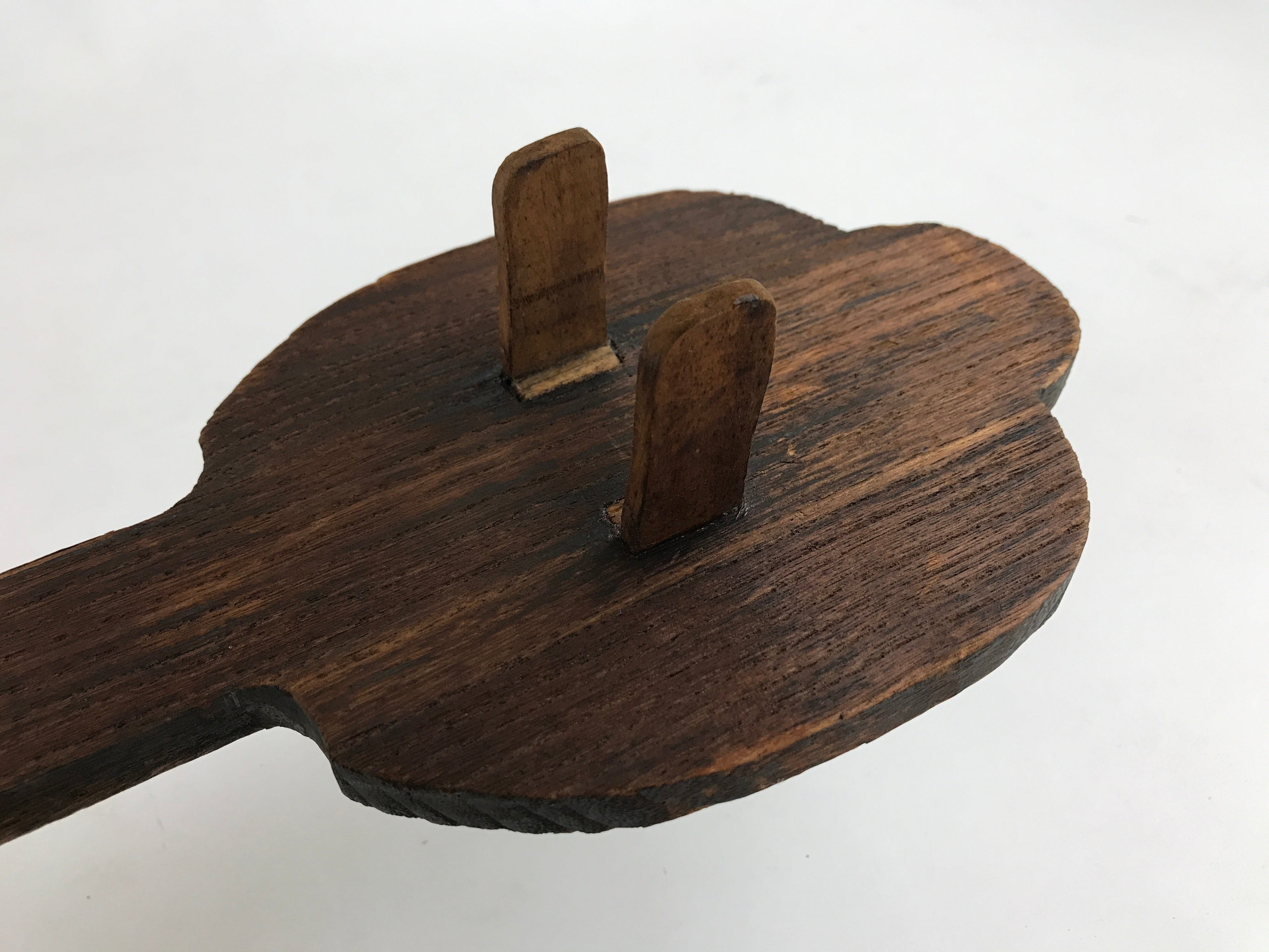 Japanese Wooden Shamisen Storage Box Vtg Tall Instrument Stand 1 Drawer X56