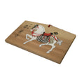 Japanese Wooden Shinto Ema Plaque Vtg Decorative White Horse Joeiji Temple EM113