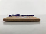 Japanese Wooden Shinto Ema Plaque Vtg Inuhariko Daruma Tsushima Shrine EM114