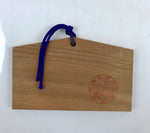 Japanese Wooden Shinto Ema Plaque Vtg Seven Gods Crane Lucky Treasure Ship EM110