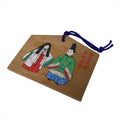 Japanese Wooden Shinto Ema Plaque Wisdom Health Iwatsutenmangu Shrine EM95