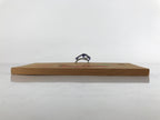 Japanese Wooden Shrine Plaque Ema Vtg 2 Deer Kashima Shrine Brown Green EM76