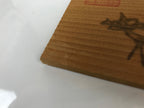Japanese Wooden Shrine Plaque Ema Vtg Sacred Tree Hanging Wish Shinto EM53