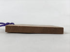 Japanese Wooden Shrine Plaque Ema Vtg Shinto Hanging Wish Zodiac Horse EM2