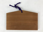 Japanese Wooden Shrine Plaque Ema Vtg Shinto Hanging Wish Zodiac Rabbit EM20