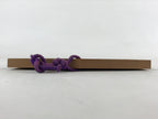 Japanese Wooden Shrine Plaque Ema Vtg Shinto Hanging Wish Zodiac Tiger EM18