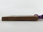 Japanese Wooden Shrine Plaque Ema Vtg Shinto Hanging Wish Zodiac Tiger EM18