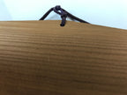 Japanese Wooden Shrine Plaque Ema Vtg Woman Reading Hanging Wish Shinto EM45