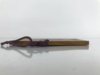 Japanese Wooden Shrine Plaque Ema Vtg Woman Reading Hanging Wish Shinto EM45