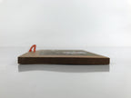 Japanese Wooden Shrine Plaque Ema Vtg Woman Tree Hanging Wish Shinto EM32