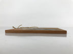 Japanese Wooden Shrine Plaque Ema Vtg Zodiac Ox Hanging Wish Shinto EM50