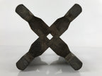 Japanese Wooden Silk Thread Spool Itomaki Vtg Bobbin Frame Spinning Wheel JK676