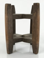 Japanese Wooden Silk Thread Spool Itomaki Vtg Bobbin Frame Spinning Wheel JK677