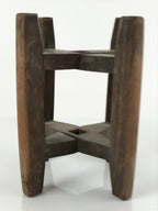 Japanese Wooden Silk Thread Spool Itomaki Vtg Bobbin Frame Spinning Wheel JK677