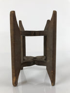 Japanese Wooden Silk Thread Spool Itomaki Vtg Bobbin Frame Spinning Wheel JK680
