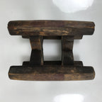 Japanese Wooden Silk Thread Spool Itomaki Vtg Bobbin Frame Spinning Wheel JK816