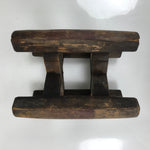 Japanese Wooden Silk Thread Spool Itomaki Vtg Bobbin Frame Spinning Wheel JK816