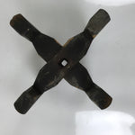 Japanese Wooden Silk Thread Spool Itomaki Vtg Bobbin Frame Spinning Wheel JK818