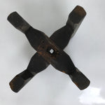 Japanese Wooden Silk Thread Spool Itomaki Vtg Bobbin Frame Spinning Wheel JK818