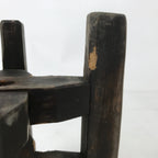 Japanese Wooden Silk Thread Spool Itomaki Vtg Bobbin Frame Spinning Wheel JK818
