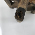 Japanese Wooden Silk Thread Spool Itomaki Vtg Bobbin Frame Spinning Wheel JK819