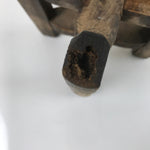 Japanese Wooden Silk Thread Spool Itomaki Vtg Bobbin Frame Spinning Wheel JK819