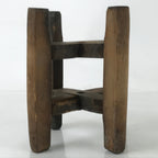 Japanese Wooden Silk Thread Spool Itomaki Vtg Bobbin Frame Spinning Wheel JK820