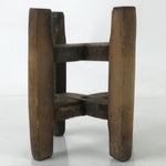 Japanese Wooden Silk Thread Spool Itomaki Vtg Bobbin Frame Spinning Wheel JK820