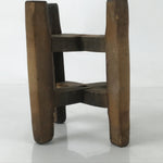 Japanese Wooden Silk Thread Spool Itomaki Vtg Bobbin Frame Spinning Wheel JK820