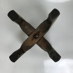 Japanese Wooden Silk Thread Spool Itomaki Vtg Bobbin Frame Spinning Wheel JK820