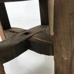 Japanese Wooden Silk Thread Spool Itomaki Vtg Bobbin Frame Spinning Wheel JK820