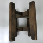 Japanese Wooden Silk Thread Spool Itomaki Vtg Bobbin Frame Spinning Wheel JK821