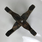 Japanese Wooden Silk Thread Spool Itomaki Vtg Bobbin Frame Spinning Wheel JK823