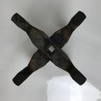 Japanese Wooden Silk Thread Spool Itomaki Vtg Bobbin Frame Spinning Wheel JK823